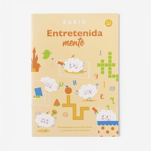 Entretenidamente 4-5 años • Pasatiempos | RUBIO | Pasatiempos para divertirse y estimular las neuronas