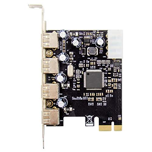 Amazon | MAKIVI 4ポートUSB2.0PCI-Eデスクトップ拡張カード 480Mbps
