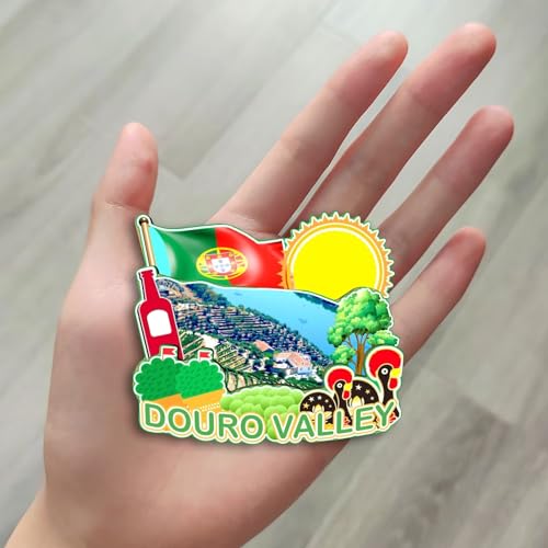Imán decorativo para refrigerador Douro Valley Quwsne miniatura 4