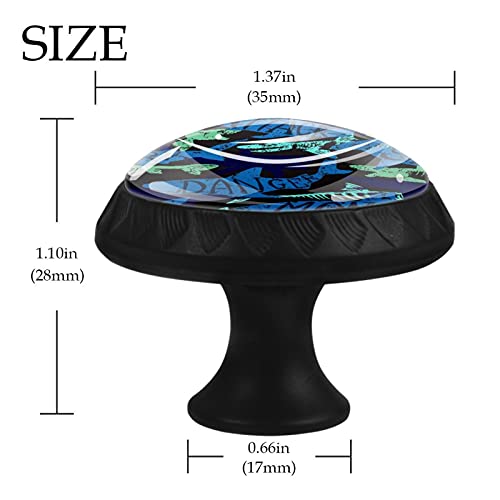 Bouton de tiroir requin monstre 35 mm pour meuble de salle de jeux - 5