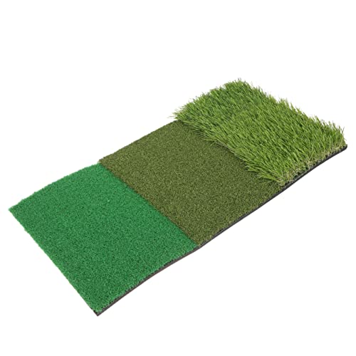 FOYTOKI Golfs Putting Mat Hitting Pad Turf Practice Anywhere Safe Odorless Golfing Accessory