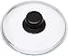 Price comparison product image SPARES2GO Universal Small Glass Lid for Woks, Slow Cookers & Casserole Dishes (22cm)