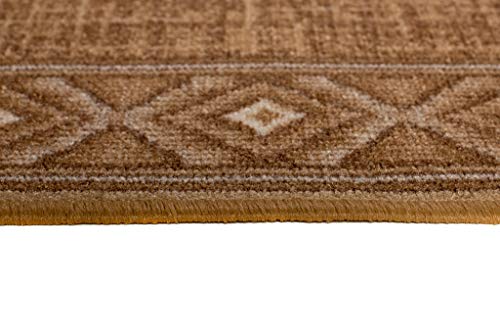 Tapis classique beige 67 x 400 cm certifié Oeko-Tex Mazovia