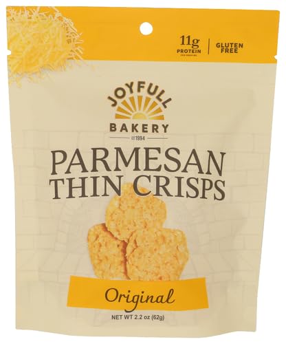 Joyfull Bakery Crisps Thin Original Parmesan 2.2 oz (Pack of 12)