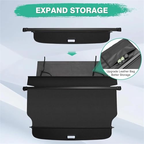 Cache-bagages rétractable pour Chevy Equinox 2025 2026