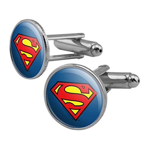 Set de Mancuernas Redondas con Logo Superman Plateado miniatura 1