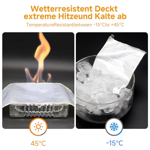 AFXXE Dichtband Selbstklebend Wasserdicht,5cm x 5m Bitumenband Butylband,AluFolie Wasserfestes Klebeband,Dach Dachrinnen Reparaturband,Dichtband Zur Verwendung an Löchern Rohren Dächern Wohnmobilen