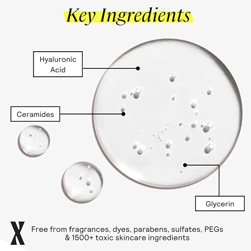 Face Wash - Gentle & Hydrating Face Cleanser for Sensitive Skin - Ceramides, Hyaluronic Acid & Glycerin - No Common Irritants - Non-Foaming - Soap Free - Fragrance Free - 7 Ounce - Image 6