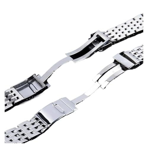 Bracelet montre acier inoxydable compatible Breitling 22mm