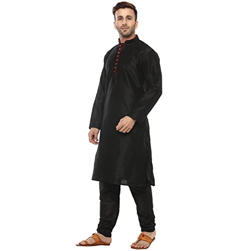Image of Royal Kurta Men's Silk Blend Kurta Pyjama Set