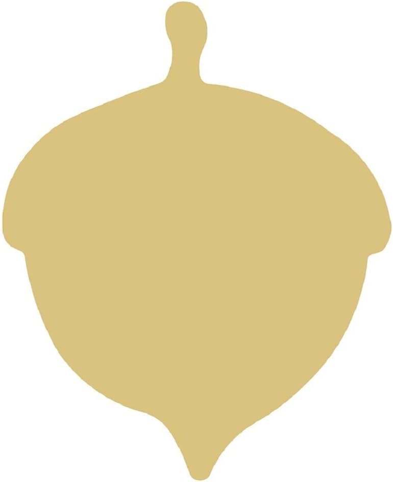 Acorn Cutout Unfinished Wood Fall Decor Thanksgiving Door Hanger MDF Shaped Canvas Style 1