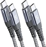 [Garantía de por vida] hemos vuelto a este cable USB-C a C con vida útil. Si usted tiene alguna pregunta, póngase en contacto con nosotros, le ayudaremos a reparar su problema dentro de 24 horas