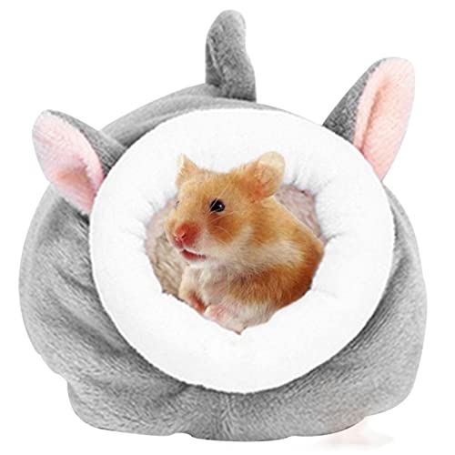 Casa de cama de hamster | Cama de ouriço de inverno para gaiola | Artigos para animais de estimação