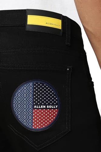 Image of Allen Solly Men's Mid Rise Slim Fit Jeans