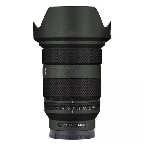 Protection objectif FE 24-70 GM II en vinyle vert pour photo nature