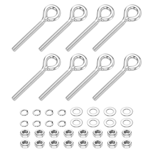Boulons à œillets M8 avec écrou inox lot de 8 PATIKIL anneau de levage fileté