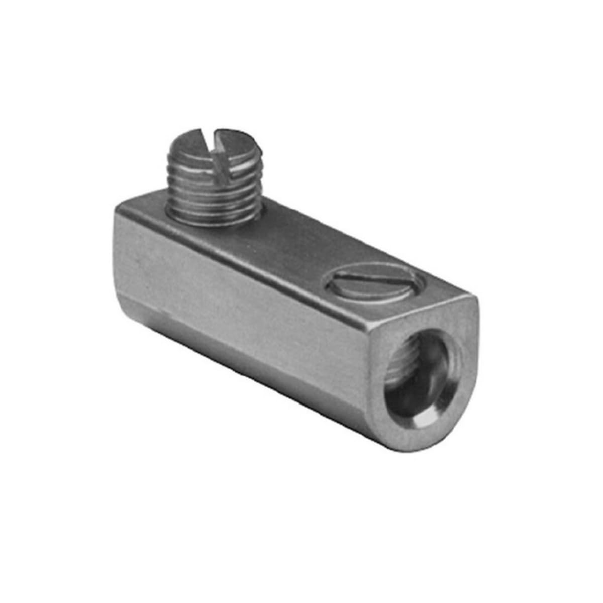 BURNDY Mechanical Connector, Tin-Plated Aluminum, Max. Conductor Size: 1/0 AWG Solid and Stranded