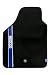 Sparco S03763BBS New Strada B Alfombras, Negro/Azul/Blanco
