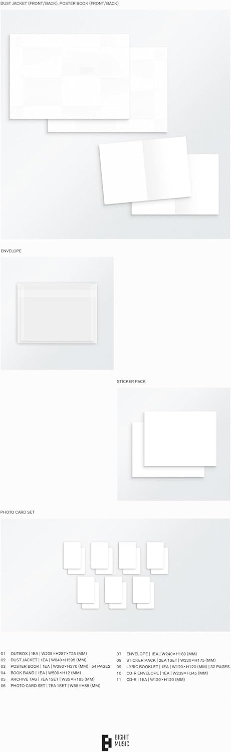 B.T.S ARIRANG [Rooted In Korea + Music + Living Legend 3 Ver. Set] The 5th Album + Extra Photocards