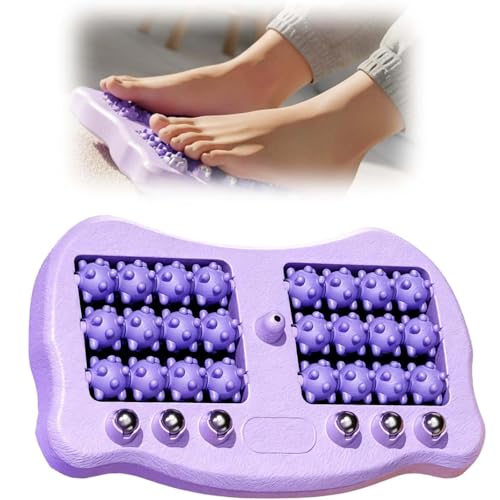 Foot Massager Roller Foot Roller Foot Roller Massage 6 Row Roller Massage Suitable for Office Workers and Fitness Enthusiasts