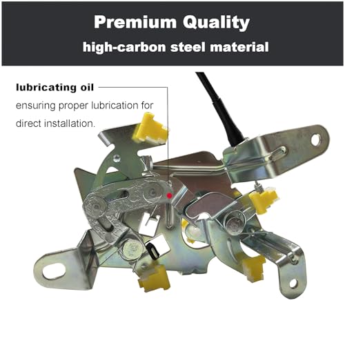 Image of Left Driver Side Rear Door Lower Latch Cable, Compatible with 1997-2003 Ford F-150, 1997-1999 F-250 Extended Cab, Replaces 6L3Z-18264A01-C, 6L3Z18264A01C