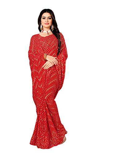 Sari népalais rouge et or pour mariage et soirée à thème