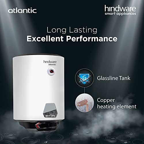 Hindware Atlantic Elicio Ipro 15 L Water Heater 5Star Rated Free