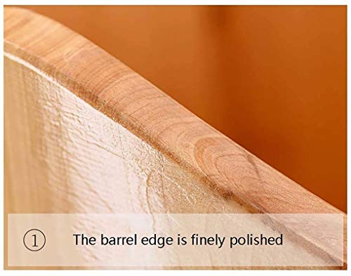 Bañera de madera para spa de pies para uso doméstico miniatura 5