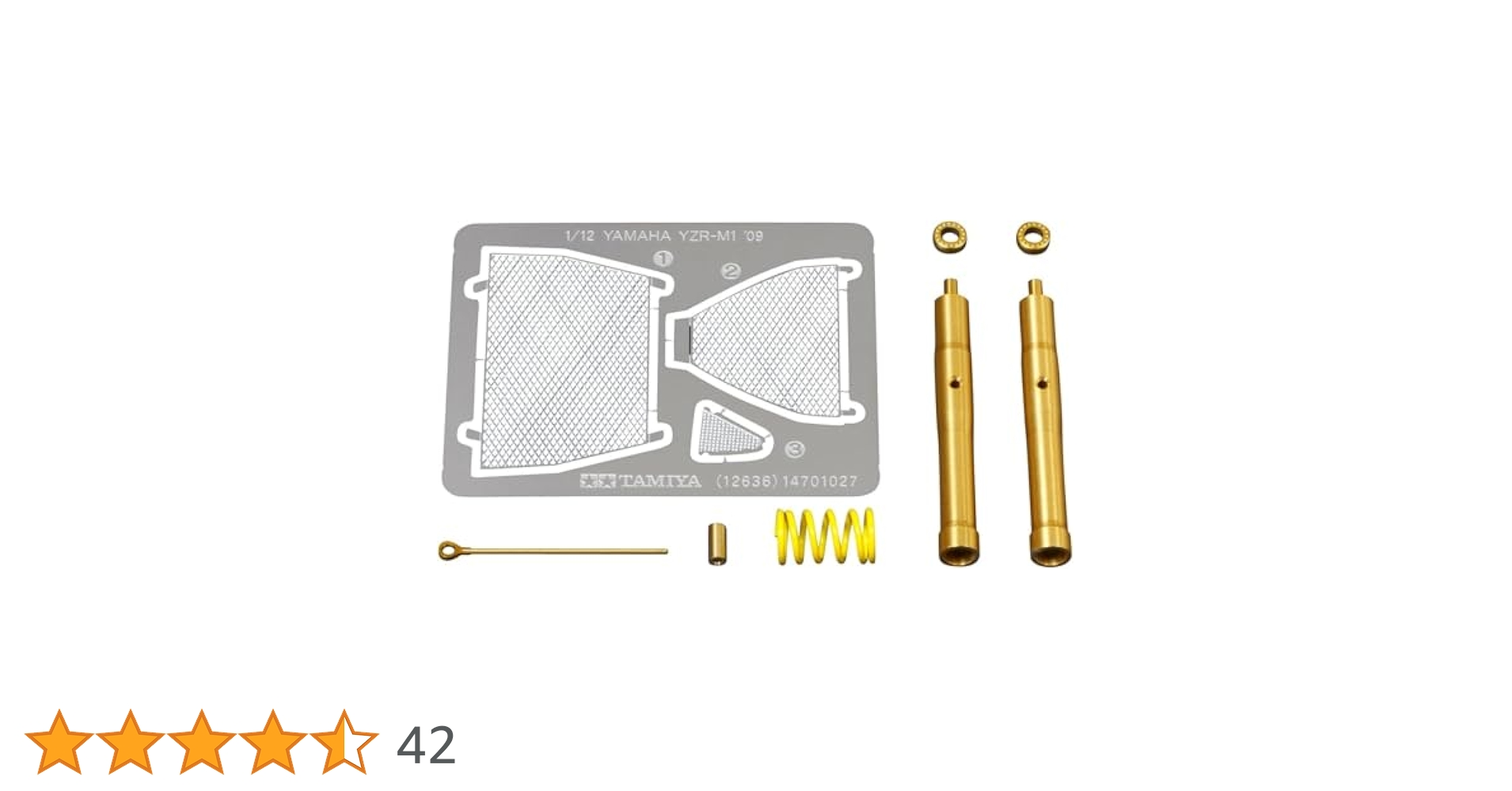 (未使用･未開封品)　タミヤ 1/12 ディテールアップパーツシリーズ No.36 ヤマハ YZR-M1 09 フロントフォークセット プラモデル用パーツ 12636 tu1jdyt Amazon | タミヤ 1/12 ディテールアップパーツシリーズ No.36