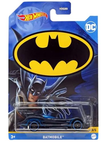 Hot Wheels Batman 2022 Complete Bundle de 5 vehículos miniatura 5