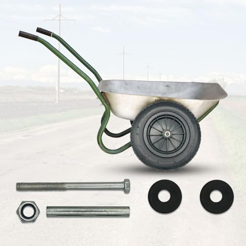 Mxman 14" Pneumatic Wheelbarrow Tyre 3.5-8 with 120mm Bolt, Nut & 1/2 Inch Adapter – Heavy Duty Replacement Tyre for Garden, DIY & Construction – Durable, Puncture Resistant and Easy Installation 6 Mxman 14" Pneumatic Wheelbarrow Tyre 3.5-8 with 120mm Bolt, Nut & 1/2 Inch Adapter – Heavy Duty Replacement Tyre for Garden, DIY & Construction – Durable, Puncture Resistant and Easy Installation - Image 6