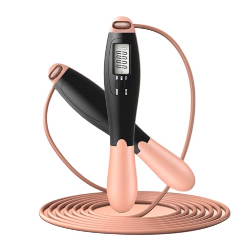 Sehuby Cuerda de saltar para fitness, cuerda de saltar colorida, contable, extraíble y ajustable, sin enredos para entrenamiento de fitness de adultos