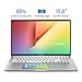 ASUS VivoBook S15 Thin & Light Laptop, 15.6” FHD, Intel Core i5-8265U CPU, 8GB DDR4 RAM, PCIe NVMe 512GB SSD, Windows 10 Home, S532FA-DB55, Transparent Silver