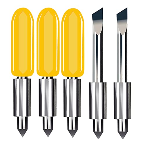 Printer Accesstories 5pcs 30 Degree CB15 Plotter Vinyl Cutter Plotter Knife Blades for Graphtec Silhouette Cameo 3 2 1 Portrait 1 2