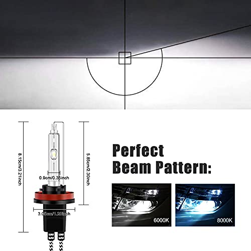 WinPower H11 H8 H9 Xenon Lamp 55W Koplamp Conversie Kit met CANBus Decoder HID Ballast 6000K Koud Wit Hoge Helderheid… - Afbeelding 6
