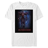 Marvel The Eternals-T-Shirt à Manches Courtes Arishem Blue Organic, Blanc, M Mixte