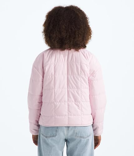 Image of THE NORTH FACE Girls Reversible Shasta Full Zip Jacket | Puffer Coat With Synthetic Insulation, Fleece Lined, Water Repellent