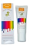 CRAZY LIBERTY Permanent Hair Dye for Dogs and Horses, 4 oz Tube. (Orange)