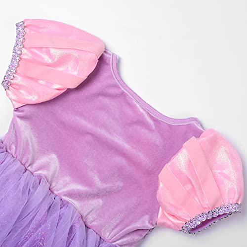 Disfraz Completo Princesa para Niñas Talla 8 Morado miniatura 4