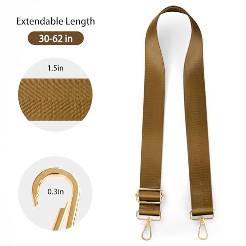 Image of Purse Straps Replacement Crossbody Straps for Purses,Wide Shoulder Strap for Bags Extender Guitar Straps for Handbags