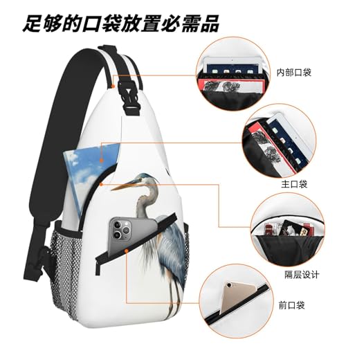 Mochila Sling Negra para Viaje y Senderismo miniatura 6