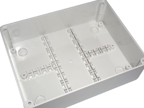 Scatola di montaggio a parete, scatola di derivazione Scatola di plastica con vite | 240x180x175mm | IP65 | Coperchio alto Scatola di distribuzione Scatola di distribuzione vuota Scatola industriale, scatola di derivazione, armadio elettrico