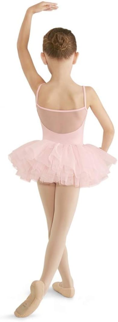 Mirella Girls Mirella Girl's Cord Mesh Cami Tutu Dress