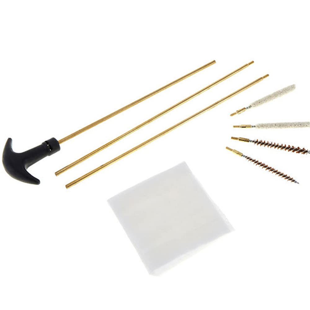 Cleaning Rod Kit Set for 3 Piece Rod,Brushes,Mops,Jag, patches.Up to 67cm long.