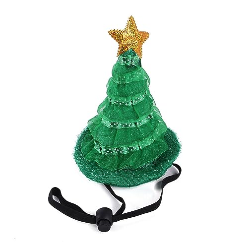 Sombrero disfráz árbol de Navidad para perros y gatos miniatura 4