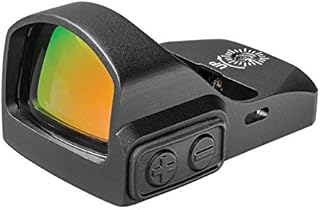 TRUGLO TRU-TEC Micro Red Dot Sight Open Reflex Optic for Pistols, Green Dot, Picatinny Mount