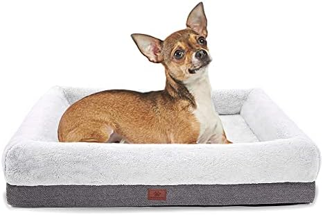 Orthopedic Dog Bed for Large Dogs and Medium Dogs, Dog Sofa Bed with Waterproof Liner pad and Removable Washable Cover, Dog Mat for Crates and Couch，Puppy Bed, Pet Bed