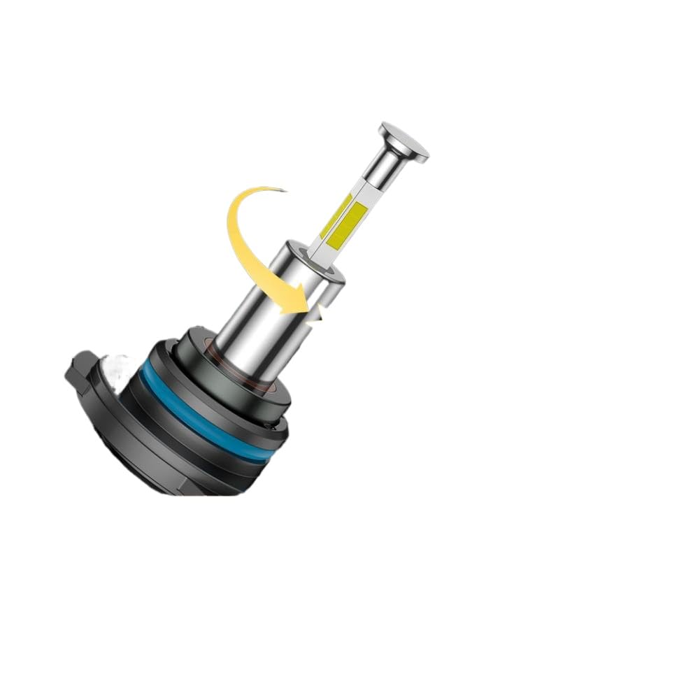 Bombilla de Niebla H11 9005 Sin Ventilador Luz Blanca 6000K Plug And Play Pack De 4