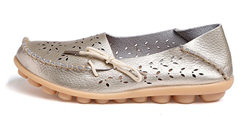 Image of VenusCelia Women's Breathable Comfort Walking Office Flat Loafer