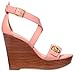 Michael Kors Women's Carmen Wedge Sandal, Pink, 9.0